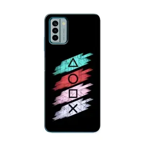 Чехол КИБЕРСПОРТ для Nokia G22 (Значки Sony)