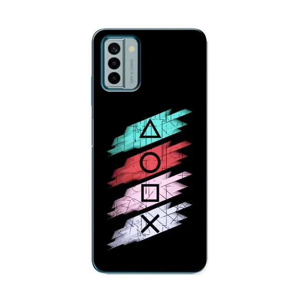 Чехол с рисунком «Значки Sony» для Nokia G22 Чехол с рисунком «Значки Sony» для Nokia G22