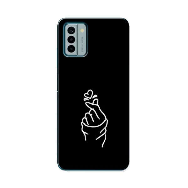 Чехол с рисунком «Знак Сердечка» для Nokia G22