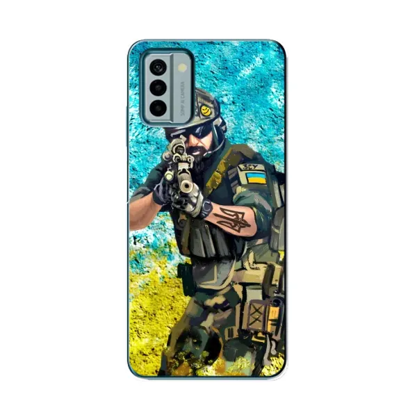 Чехол с рисунком «ЗСУ  Воин» для Nokia G22