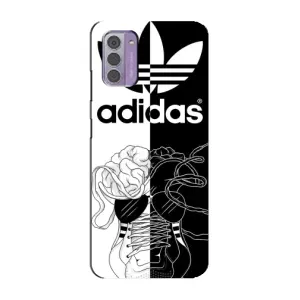Чехол в стиле "Адидас" для Нокиа Джи 42 (Adidas шнурки)