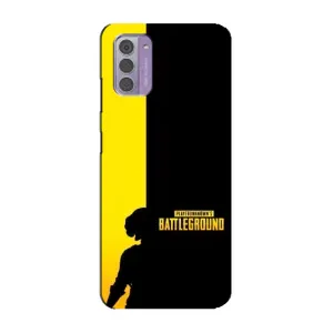 Чехол (TPU) с картинкой "Лого Пабг" на Нокиа Джи 42 (Battlegrounds)