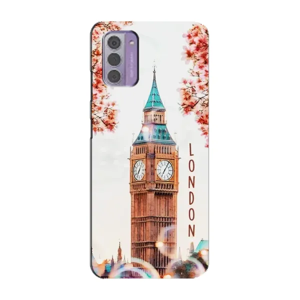 Чехол с рисунком «Часы Лондон» для Nokia G42 Чехол с рисунком «Часы Лондон» для Nokia G42