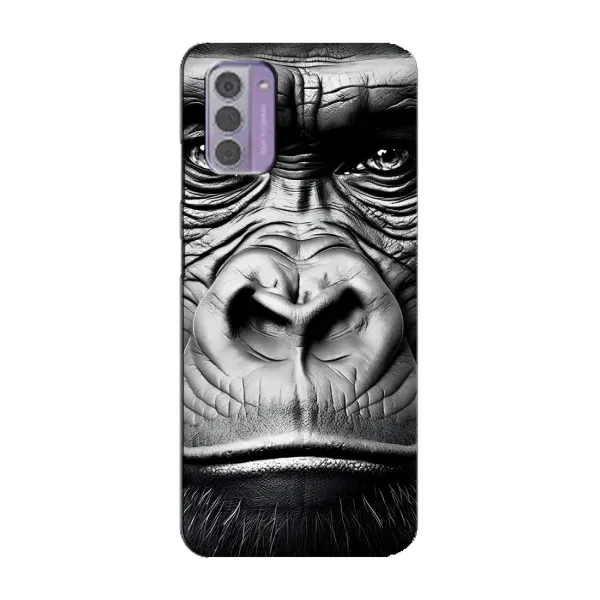 Чехол с рисунком «Черная обезьяна» для Nokia G42 Чехол с рисунком «Черная обезьяна» для Nokia G42
