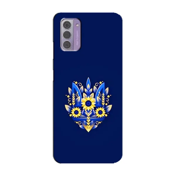Чехол с рисунком «Цветущий Герб» для Nokia G42