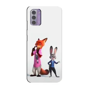 Силиконовый чехол с принтом Зоотрополіс для Nokia G42 (Джуди и Ник)