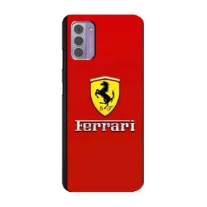 Силиконовый бампер с картинкой машины на Nokia G42 (Ferrari Logo)