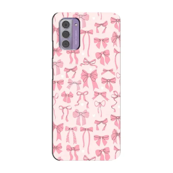 Чехол с рисунком «Фон бантики» для Nokia G42 Чехол с рисунком «Фон бантики» для Nokia G42