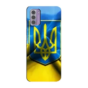 Чехол с картинкой (Патриотический ГЕРБ) на Nokia G42 (Герб и Флаг Украины)