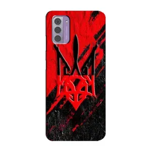 Чехлы УПА (Красно-Чёрный) на Nokia G42 (Герб в цвете УПА)