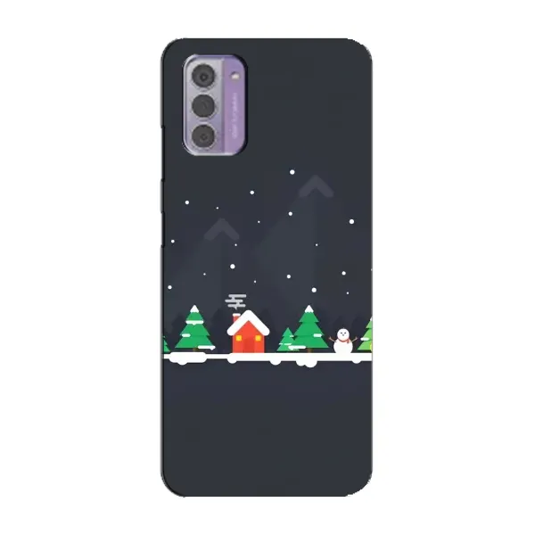 Чехол с рисунком «Город зимний» для Nokia G42 Чехол с рисунком «Город зимний» для Nokia G42