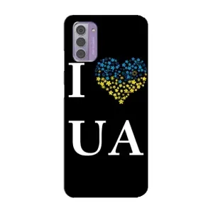 Силиконовый Чехол на Nokia G42 (Я-Украина) (I Love UA)