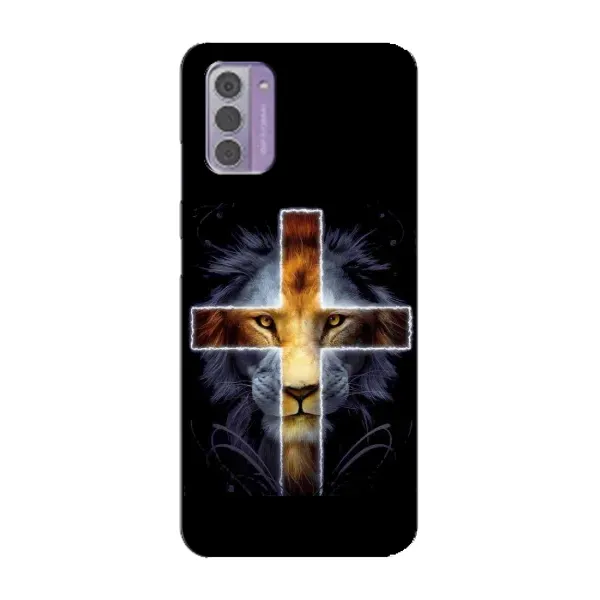 Чехол с рисунком «Иисус Лев» для Nokia G42 Чехол с рисунком «Иисус Лев» для Nokia G42