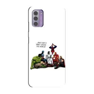 Чехлы для Nokia G42 (Для Христиан) (Иисус супергерой)