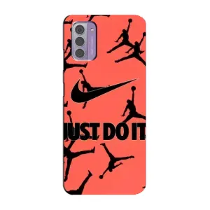 Силиконовый Чехол Nike Air Jordan на Нокиа Джи 42 (Just Do It)