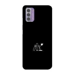 Чохол з картинками на чорному фоні для Nokia G42 (Книжки)