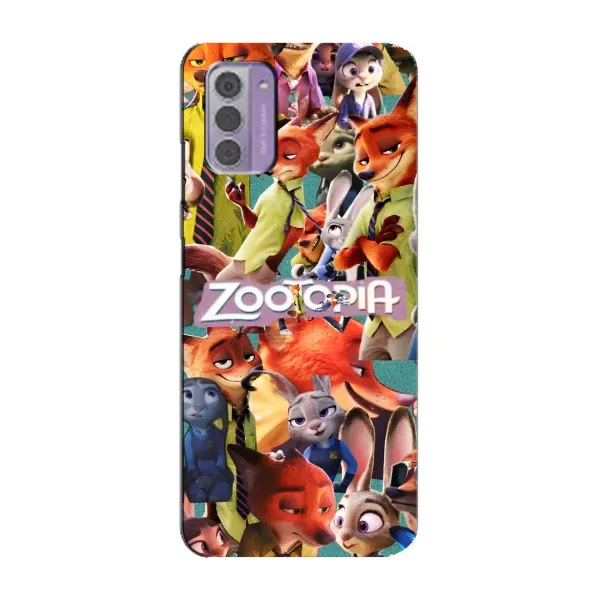 Чехол с рисунком «Коллаж героев» для Nokia G42
