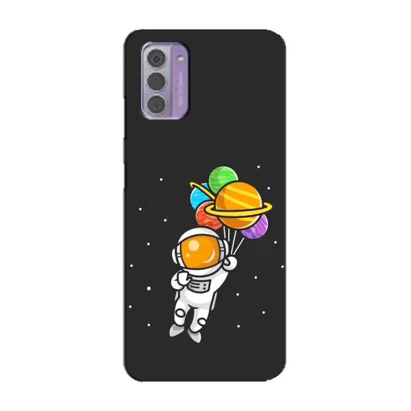 Чехол с рисунком «Космонавт с шариками» для Nokia G42 Чехол с рисунком «Космонавт с шариками» для Nokia G42