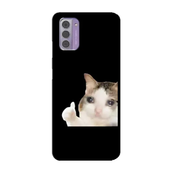 Чохол з малюнком «Кіт у сльозах» для Nokia G42 Чохол з малюнком «Кіт у сльозах» для Nokia G42