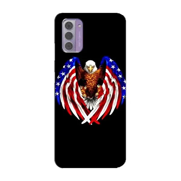 Чехол с рисунком «Крылья США» для Nokia G42 Чехол с рисунком «Крылья США» для Nokia G42