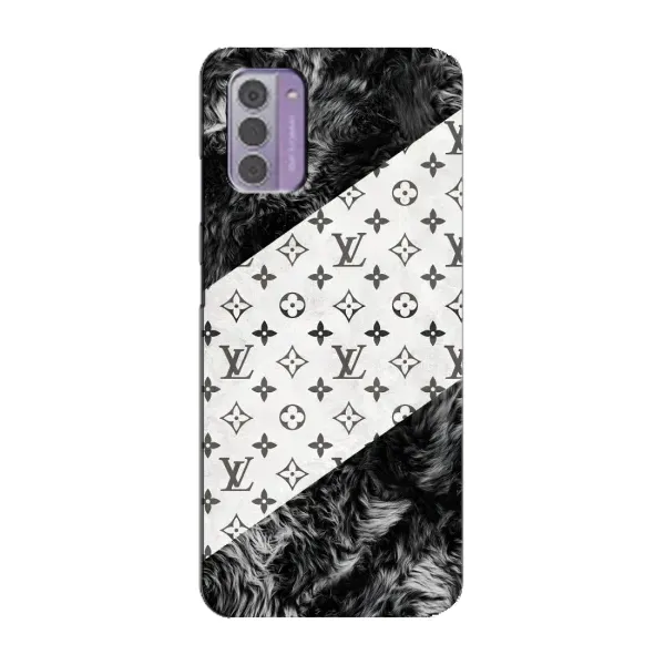 Чехол с рисунком «LV на белом» для Nokia G42 Чехол с рисунком «LV на белом» для Nokia G42