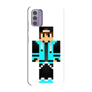 Чехлы для Nokia G42 (Персонажи Майн Крафт) (Мальчик в голубом)