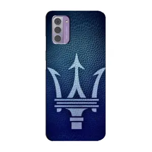 Чехлы с тематикой "Крутые машины" на Nokia G42 (Лого Maserati)