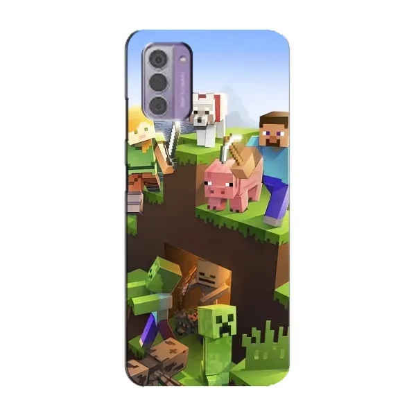 Чохол з малюнком «Майн-крафт» для Nokia G42 Чохол з малюнком «Майн-крафт» для Nokia G42