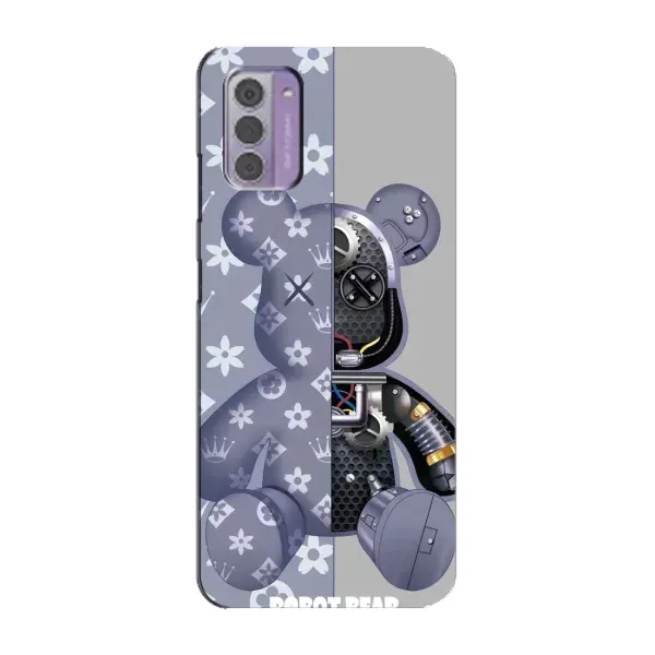 Чехол с рисунком «Медведь Louis Vuitton» для Nokia G42
