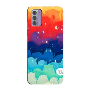 Силіконовий чохол з котиком для Nokia G42 (Mew)