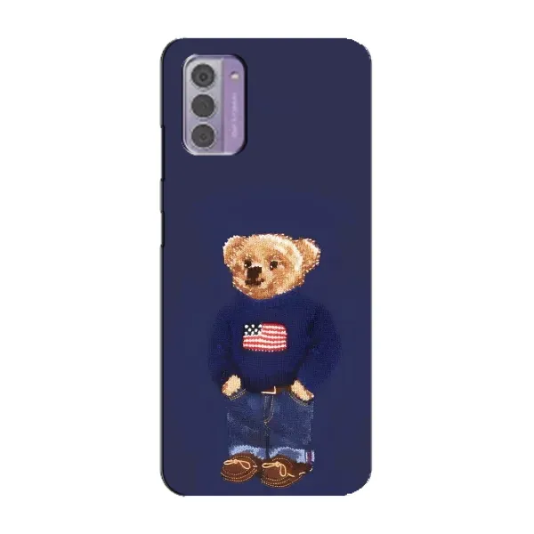 Чехол с рисунком «Мишка USA» для Nokia G42 Чехол с рисунком «Мишка USA» для Nokia G42