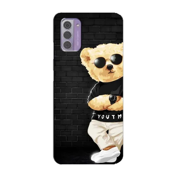 Чехол с рисунком «Мишка в очках» для Nokia G42 Чехол с рисунком «Мишка в очках» для Nokia G42