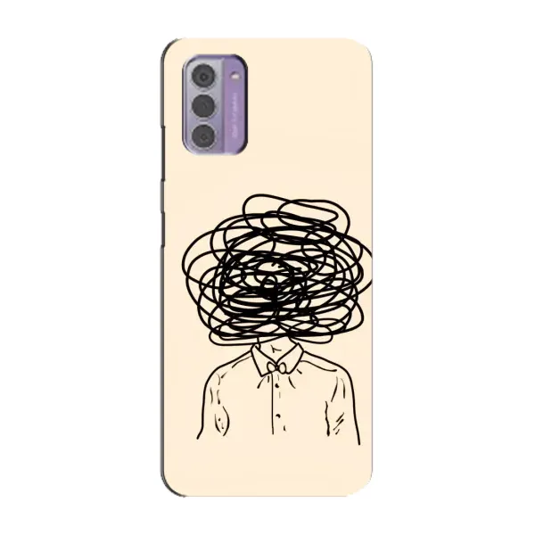 Чехол с рисунком «Мысли» для Nokia G42 Чехол с рисунком «Мысли» для Nokia G42
