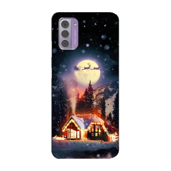 Чехол с рисунком «Настроение зимнее» для Nokia G42 Чехол с рисунком «Настроение зимнее» для Nokia G42