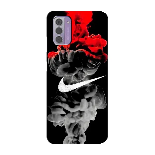 Чехол с рисунком «Nike дым» для Nokia G42 Чехол с рисунком «Nike дым» для Nokia G42