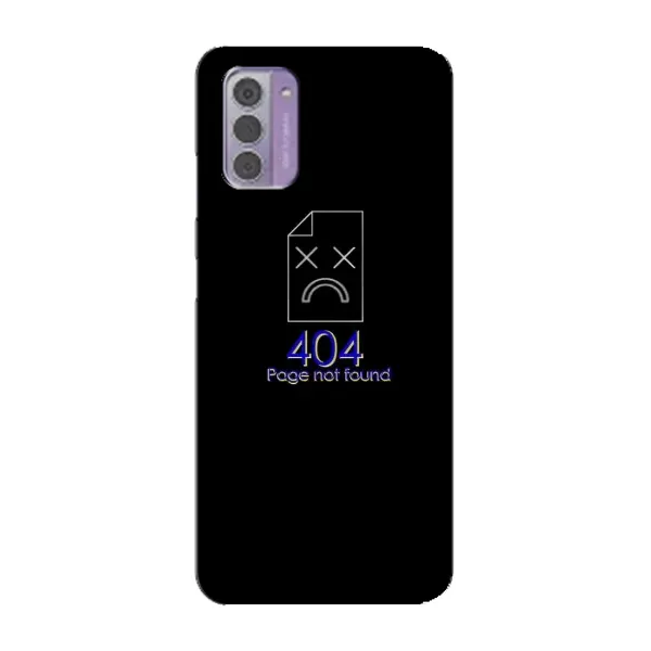 Чехол с рисунком «Ошибка 404» для Nokia G42 Чехол с рисунком «Ошибка 404» для Nokia G42