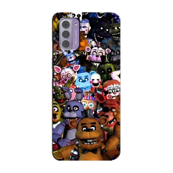 Чехол с рисунком «Персонажи Фредди» для Nokia G42