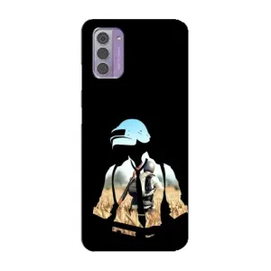 Силиконовый чехол с картинкой "Герой Pubg" на Nokia G42 (Пубг мен)
