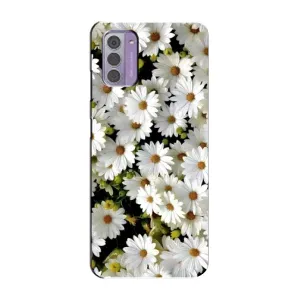 Чехол с ромашками на Nokia G42 (Рамка в ромашках)