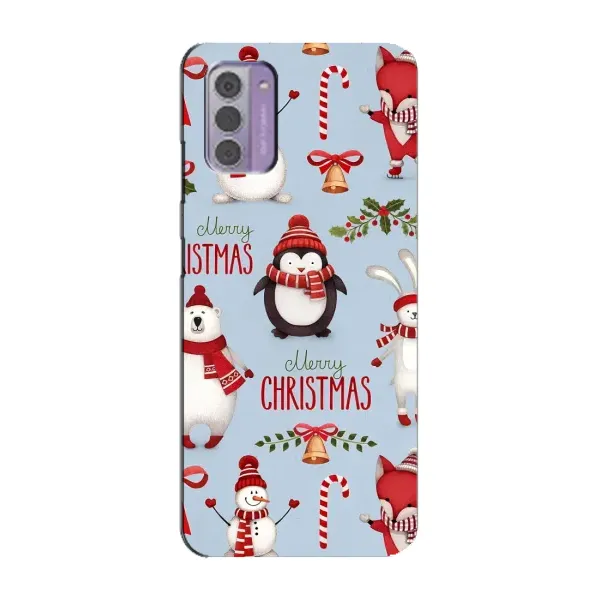 Чехол с рисунком «Рождественский» для Nokia G42