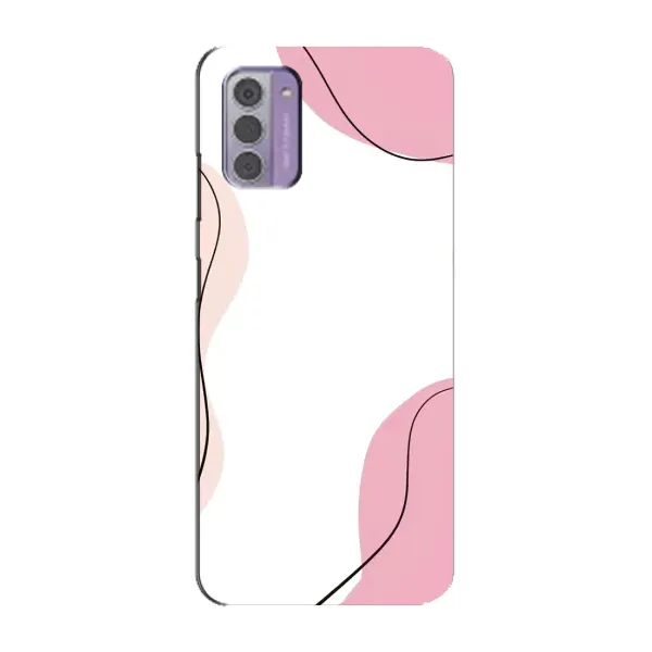 Чехол с рисунком «Розовый фон» для Nokia G42
