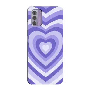 Чохли з тематикою "Маленькі Сердчеки" на Nokia G42 (Серце фіолет)