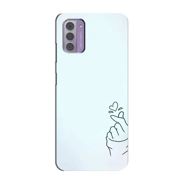 Чехол с рисунком «Сердце на голубом» для Nokia G42 Чехол с рисунком «Сердце на голубом» для Nokia G42