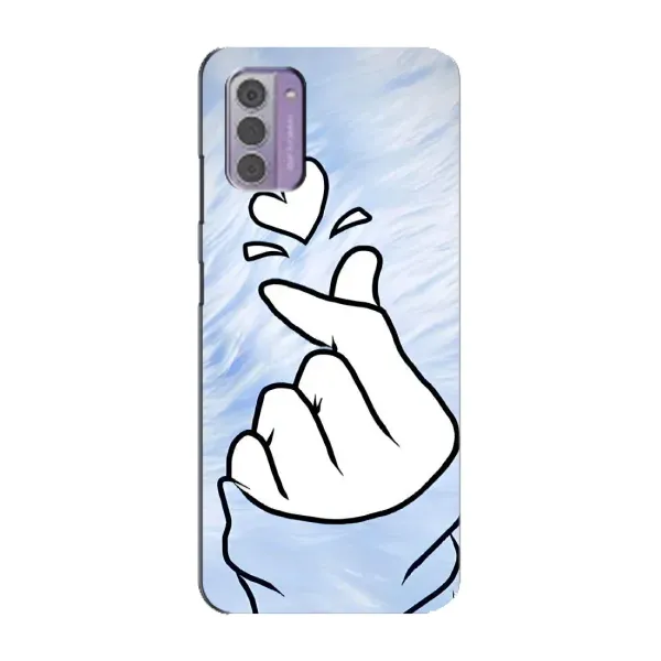 Чехол с рисунком «Сердечка знак» для Nokia G42 Чехол с рисунком «Сердечка знак» для Nokia G42
