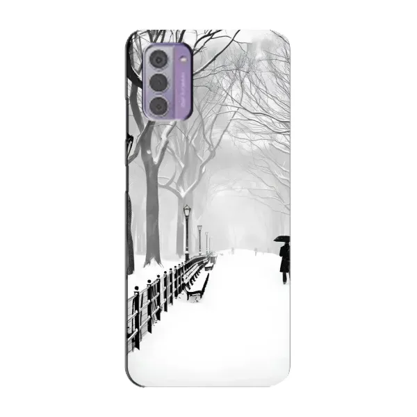 Чехол с рисунком «Снегом замело» для Nokia G42 Чехол с рисунком «Снегом замело» для Nokia G42