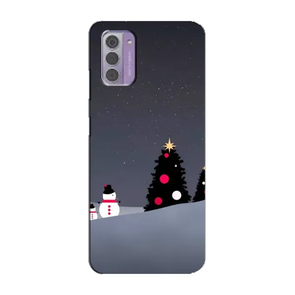Чехол с рисунком «Снеговички» для Nokia G42 Чехол с рисунком «Снеговички» для Nokia G42