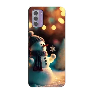 Чехлы на Новый Год Nokia G42 (Снеговик праздничный)