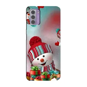 Чехлы на Новый Год Nokia G42 (Снеговик в шапке)