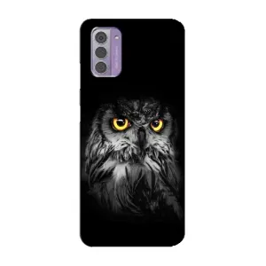 Чохли з принтом СОВИ для Nokia G42 (Сова на чорному)