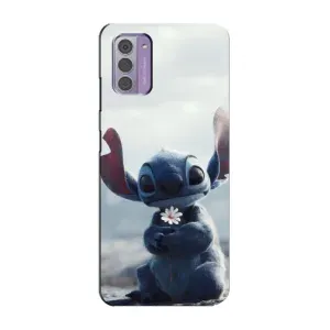Чехол с рисунком Стич для Nokia G42 (Стич с цветочком)